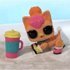LOL Surprise Neon Kitty Pets Series 3 Cosplay Club Drink Cup Cat Mini Toy OMG